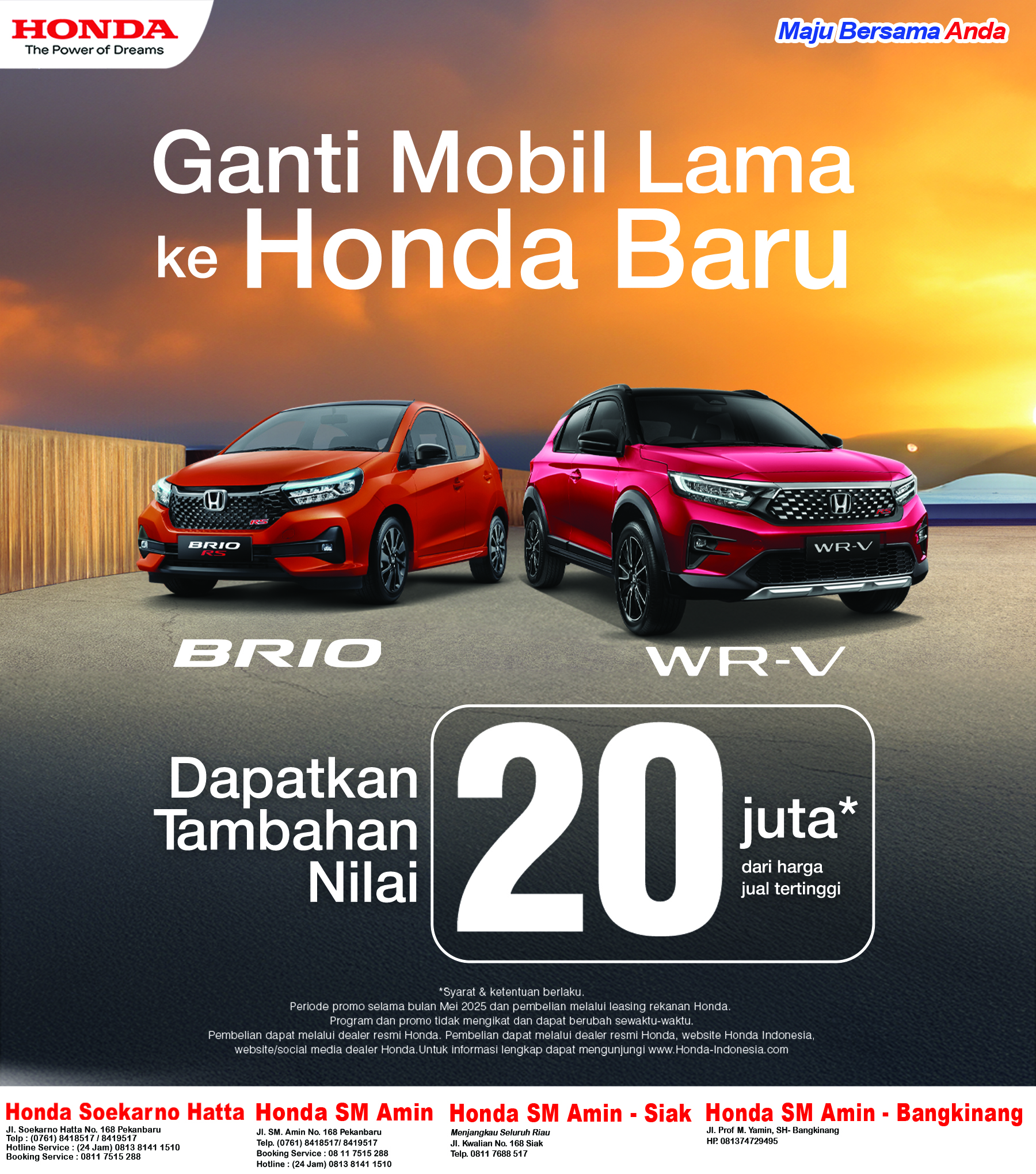 Ganti Mobil Lama ke Honda Baru